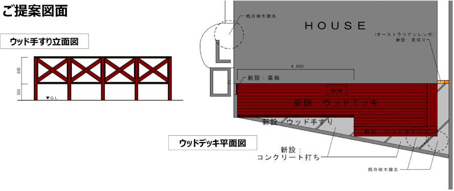 神奈川県茅ヶ崎市 コンクリート+ウッドデッキ施工事例 神奈川県・鎌倉市・横浜市・川崎市・相模原市・藤沢市・茅ヶ崎市・厚木市・大和市・海老名市・小田原市・二宮町・大磯町・寒川町・平塚市